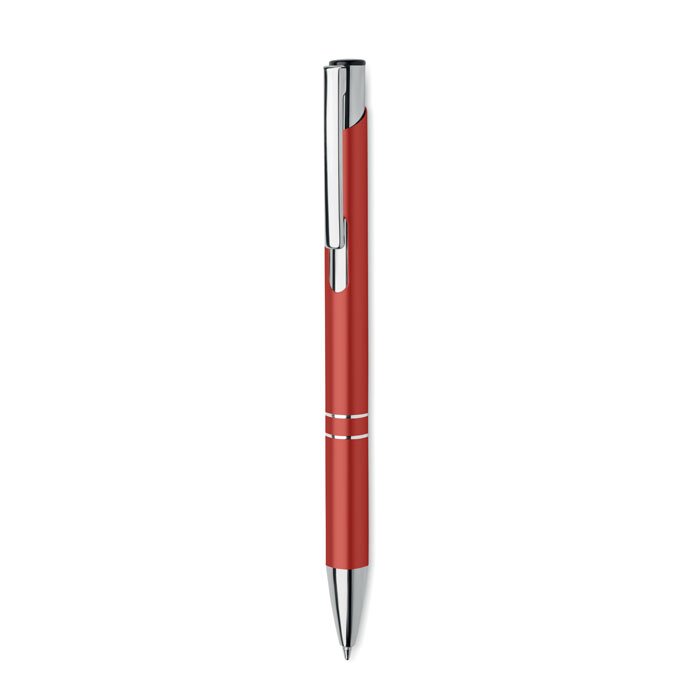 Stylo à bille personnalisable en alu recyclé Rouge