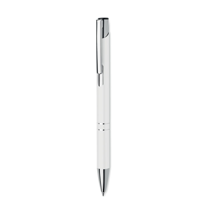 Stylo à bille personnalisable en alu recyclé Blanc