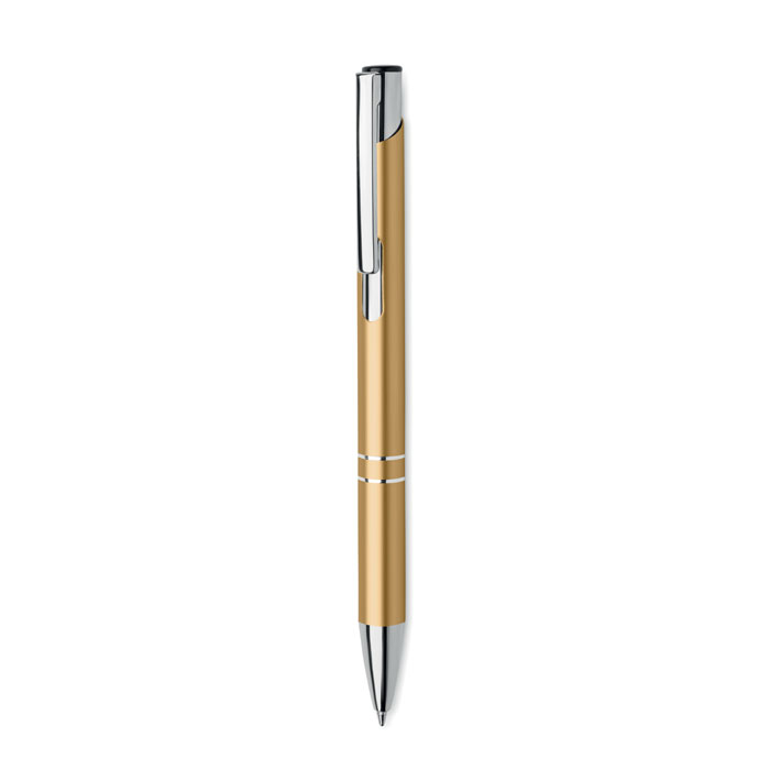 Stylo à bille personnalisable en alu recyclé Or