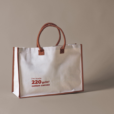 Sac cabas personnalisable coton laminé 220g UMBALA