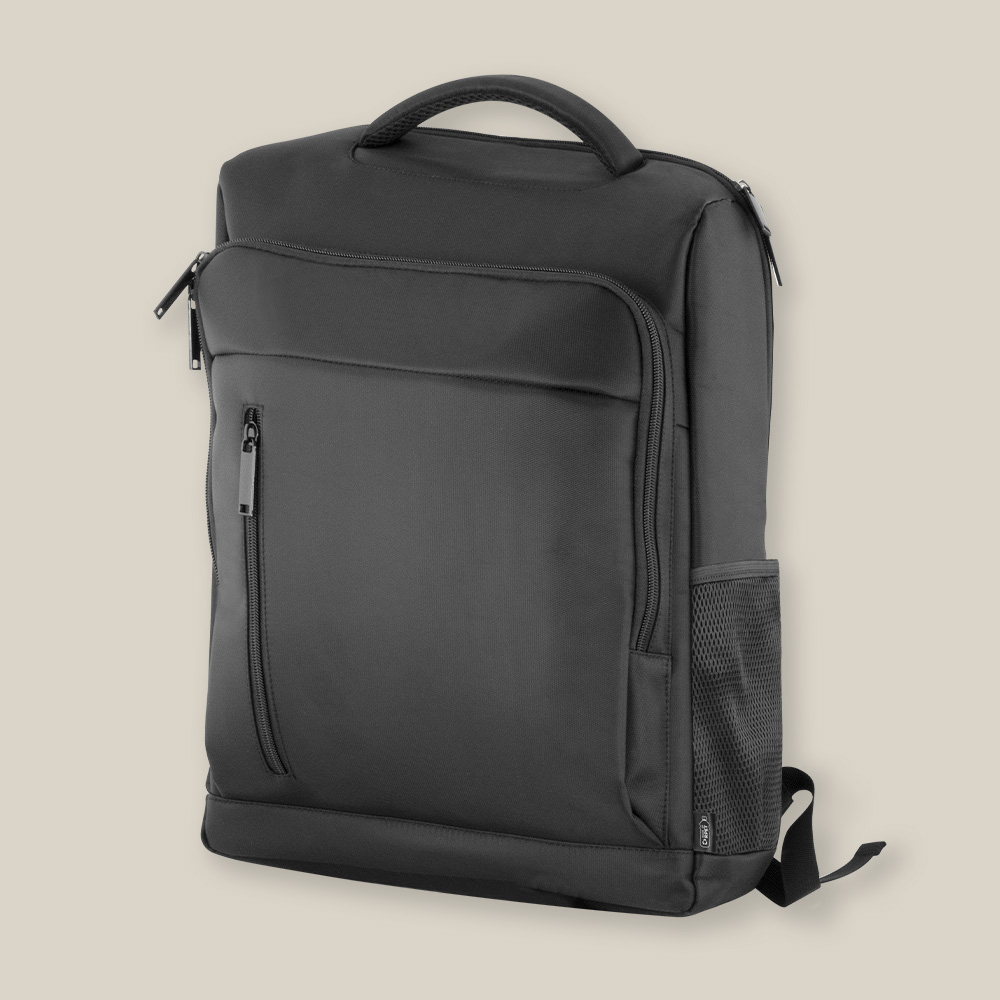Sac à dos étanche rPET écran 16" personnalisable DUTY Noir