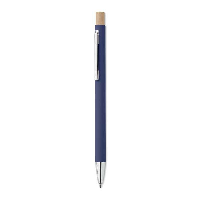 Stylo bille personnalisé aluminium recyclé Bergamo Bleu