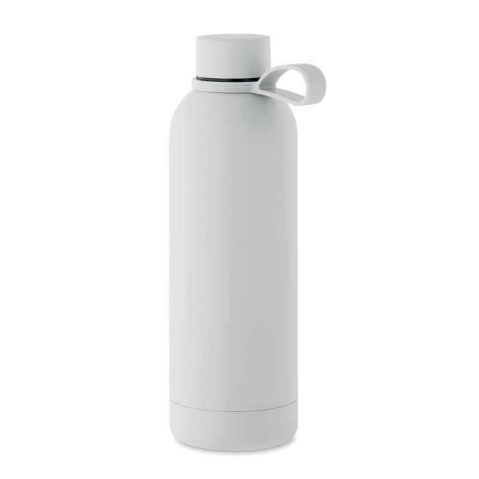 Bouteille 500ml personnalisée inox recyclé Emerald Blanc