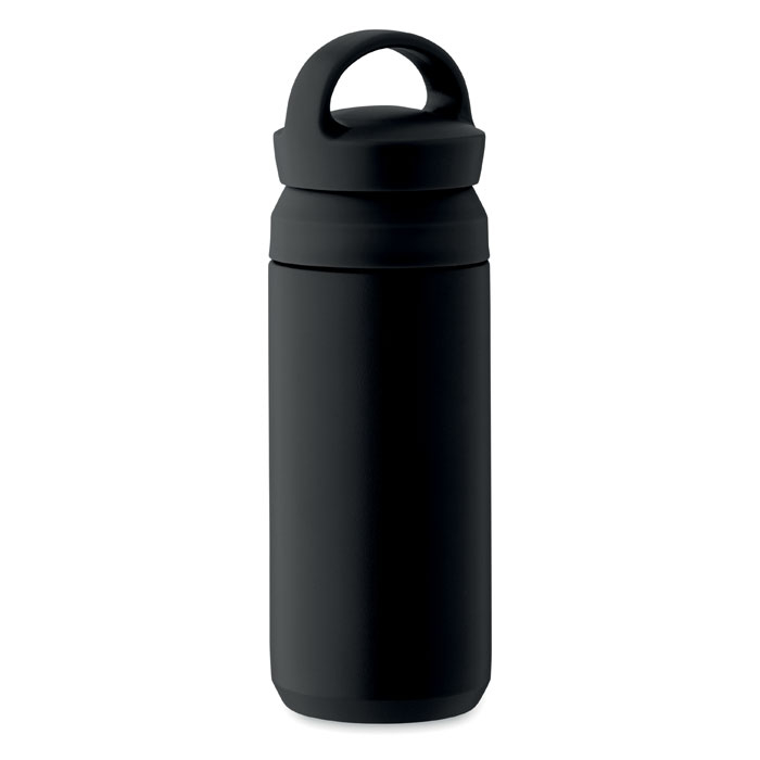 Gourde 320 ml personnalisable inox recyclé Onyx Noir