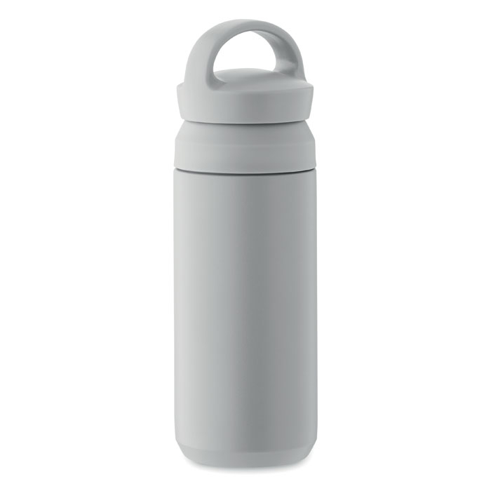 Gourde 320 ml personnalisable inox recyclé Onyx Gris