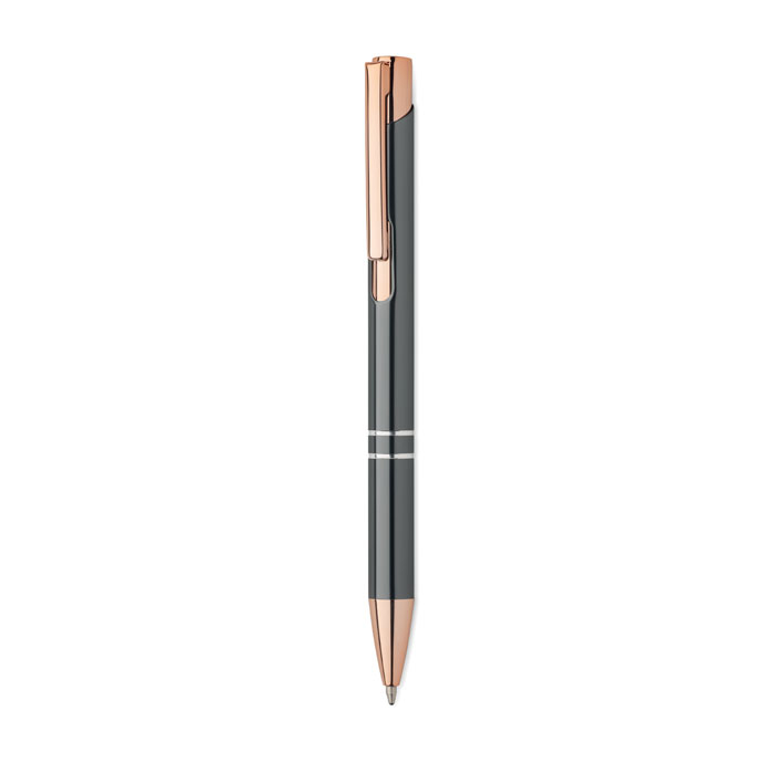 Stylo bille alu recyclé personnalisé Bern Rose Titanium