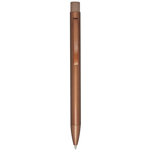 Stylo promotionnel en laiton recyclé encre bleue - Beatriz Cuivre