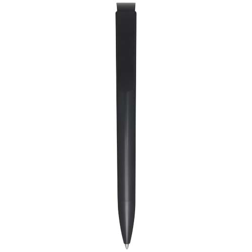 Stylo bille en plastique recyclé personnalisable Lucia Noir