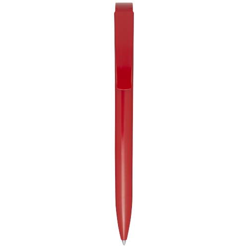 Stylo bille publicitaire en plastique recyclé Lucia Rouge
