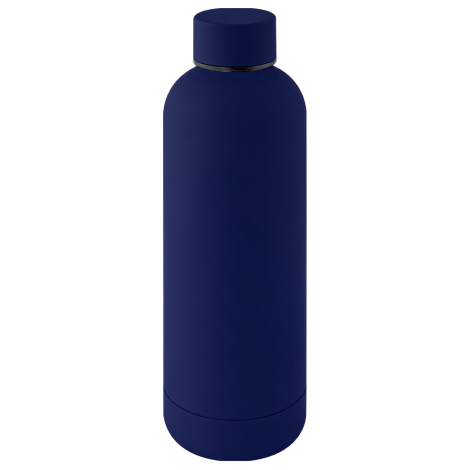 Bouteille inox recyclé 500ml à personnaliser RUBBER
