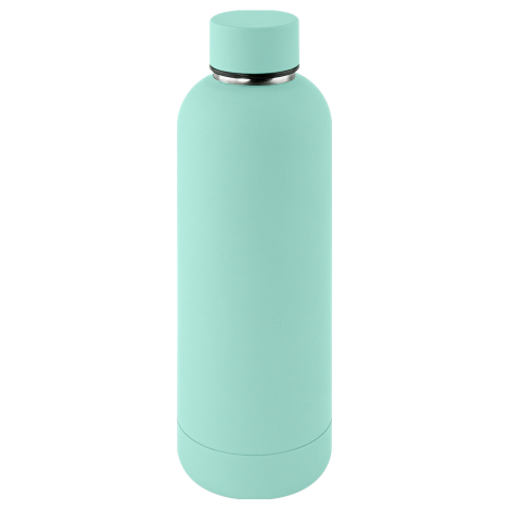 Bouteille inox recyclé 500ml à personnaliser RUBBER