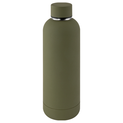 Bouteille inox recyclé 500ml à personnaliser RUBBER
