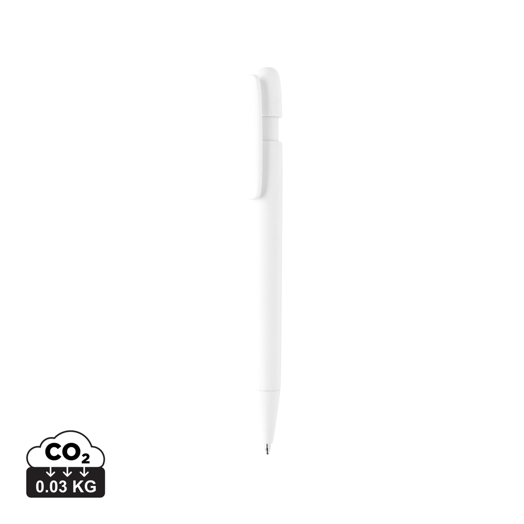 Stylo personnalisable couleur unie rABS Devin Blanc