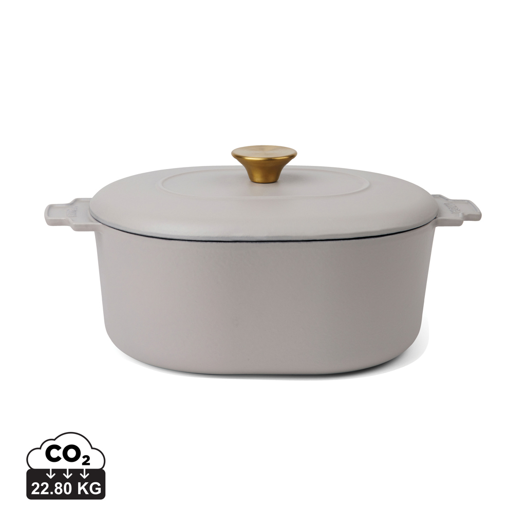 Cocotte personnalisable 4L Monte Heritage VINGA Gris
