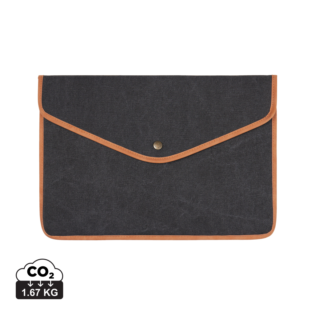 Housse personnalisée toile recyclée écran 14" Bosler VINGA Noir