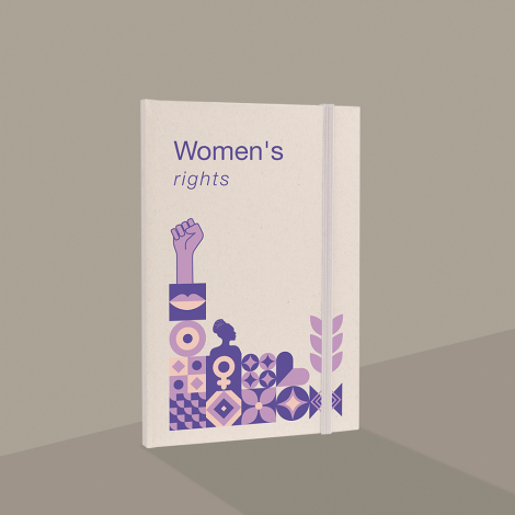 Carnet publicitaire A5 en carton de lait WAIU