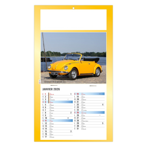 Calendrier plaque 1 vue 2026 promotionnel - Gaston