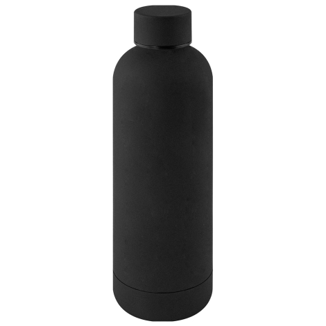 Bouteille inox recyclé 500ml à personnaliser RUBBER