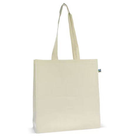 Sac promotionnel coton équitable 140g 38x10x42
