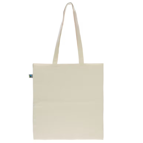 Sac shopping à personnaliser en coton Fairtrade 140g