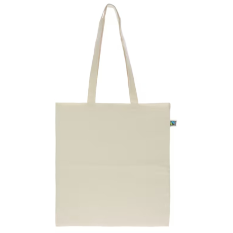 Sac shopping à personnaliser en coton Fairtrade 140g
