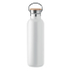 Bouteille inox et bambou publicitaire 750ml HELSINKI MED