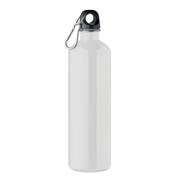 Bouteille personnalisée inox recyclé 750ml REBIG MOSS Blanc