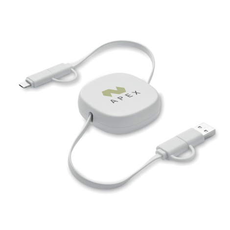Câble publicitaire de charge rétractable 60W LINEA
