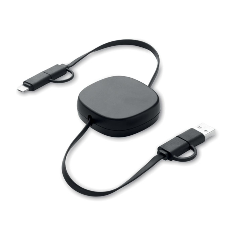 Câble publicitaire de charge rétractable 60W LINEA