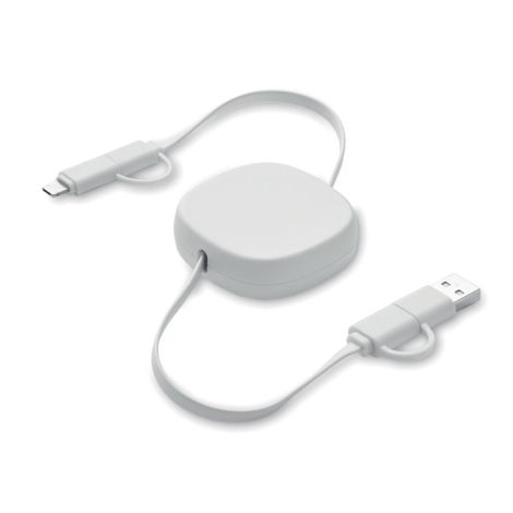 Câble publicitaire de charge rétractable 60W LINEA
