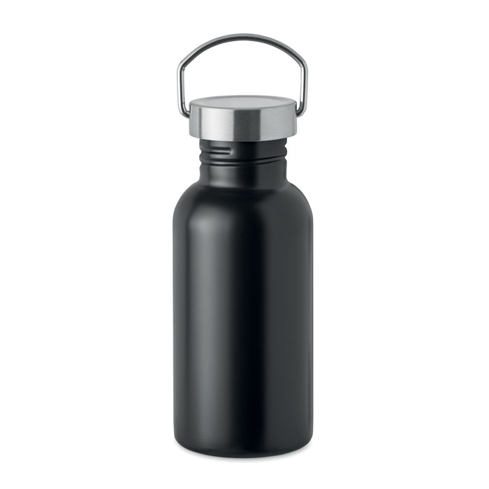 Bouteille recyclée personnalisée 500ml FLORENCE SING Noir