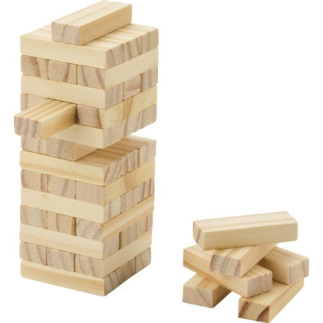 Jeu de blocs empilables en bois à personnaliser Jumble