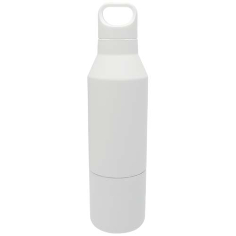 Bouteille avec gobelet à personnaliser recyclée 600ml Odessy