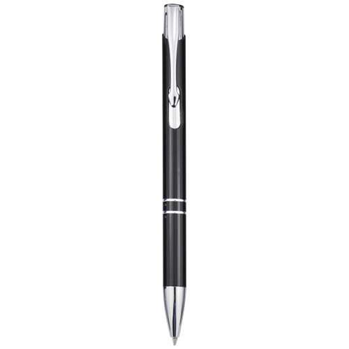 Stylo publicitaire en aluminium recyclé Moneta Noir