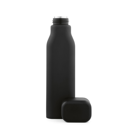 Bouteille carrée publicitaire 1L inox recyclé Virtuos