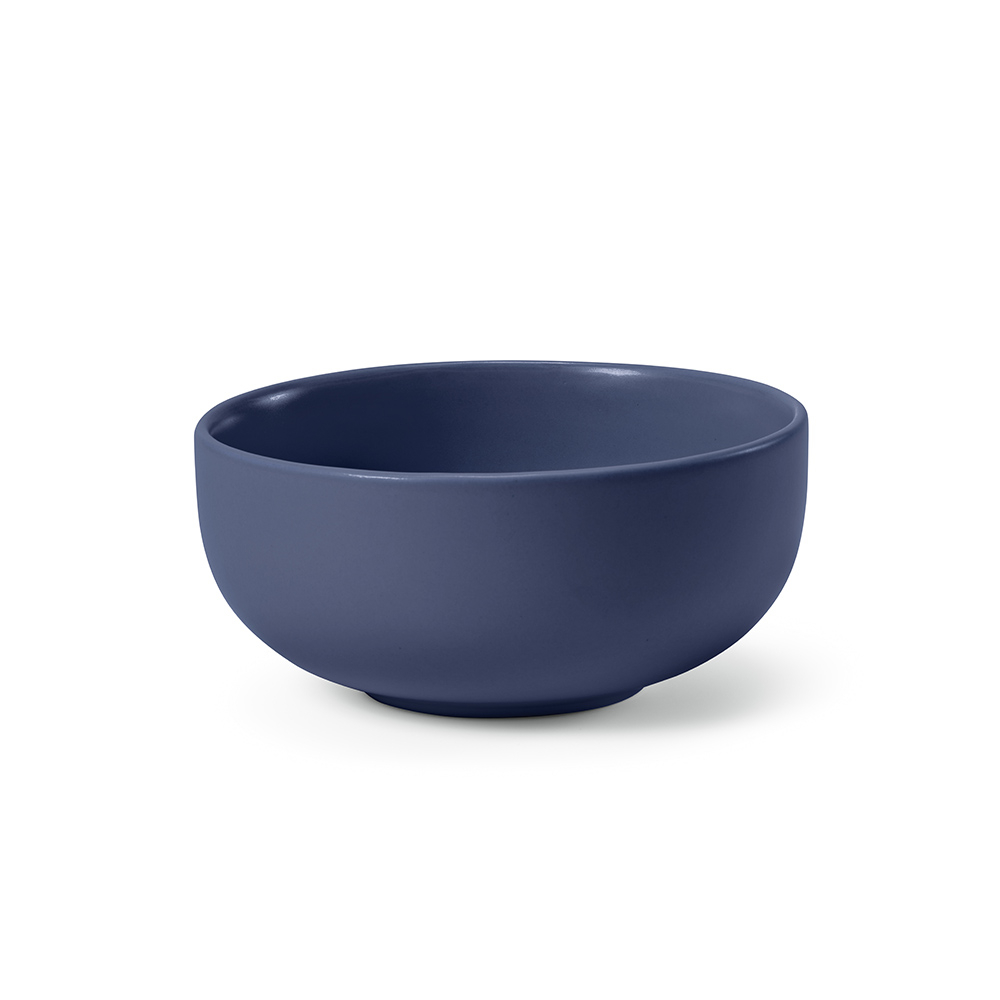 Bol 500ml à personnaliser en céramique promotionnel Okeeffe Bleu