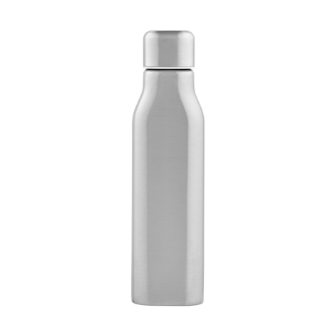 Bouteille carrée publicitaire 1L inox recyclé Virtuos