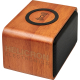 Enceinte promotionnelle en bois avec chargeur à induction Wooden