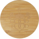 Théière en verre borosilicate personnalisée couvercle bambou naturel Zen