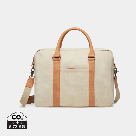 Sacoche toile recyclée ordinateur 16" à personaliser Bosler VINGA