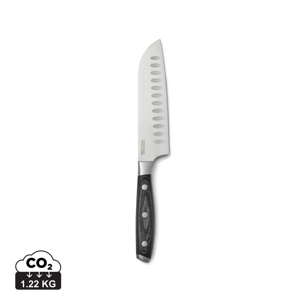 Couteau Santoku Kaiser 14cm personnalisable VINGA Acier