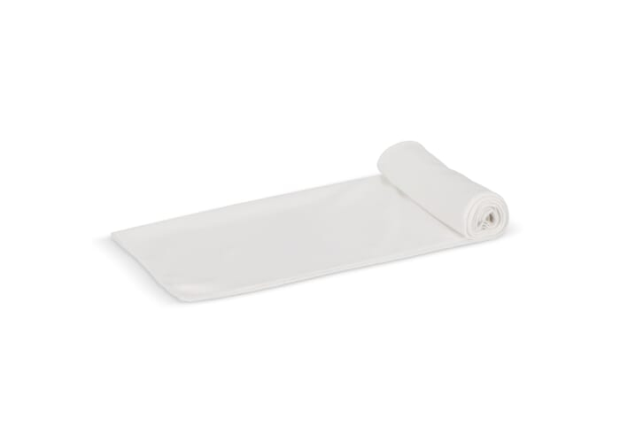 Serviette rPET personnalisable rafraîchissante pour sublimation Blanc