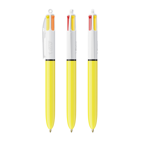 Stylo BIC® 4 couleurs personnalisé avec tour de cou Sun