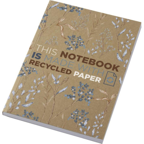 Carnet kraft 100 pages A5 recyclé à personnaliser Novella Austen