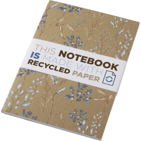 Carnet kraft A5 recyclé à personnaliser Novella Austen 100 pages
