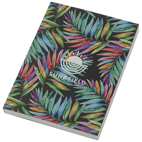 Cahier A6 à personnaliser en carton souple Novella Austen Noir