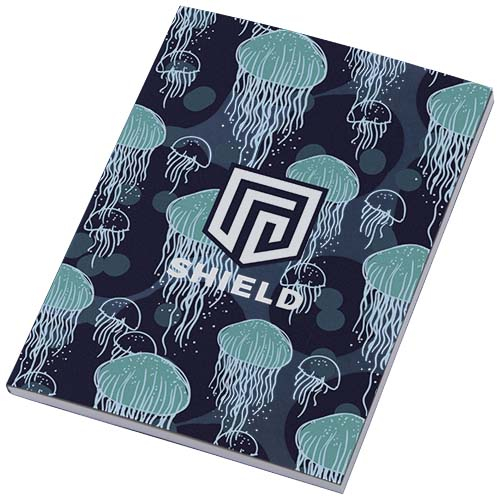 Cahier souple A6 personnalisé Novella Austen 50 pages Bleu