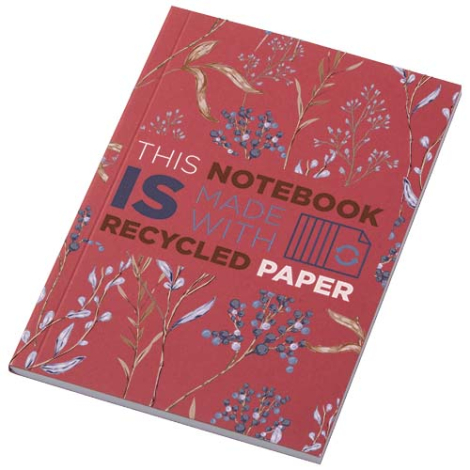 Mini carnet personnalisable A6 recyclé Novella Austen 50 feuilles