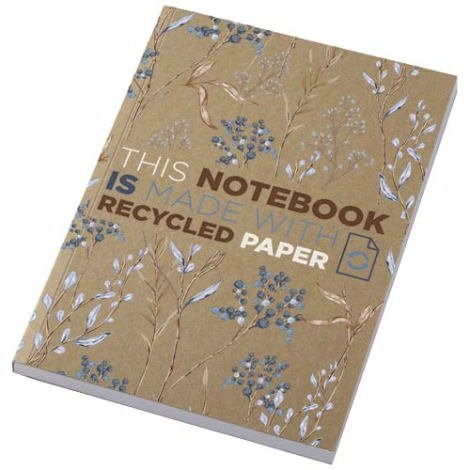 Carnet kraft 100 pages A5 recyclé à personnaliser Novella Austen