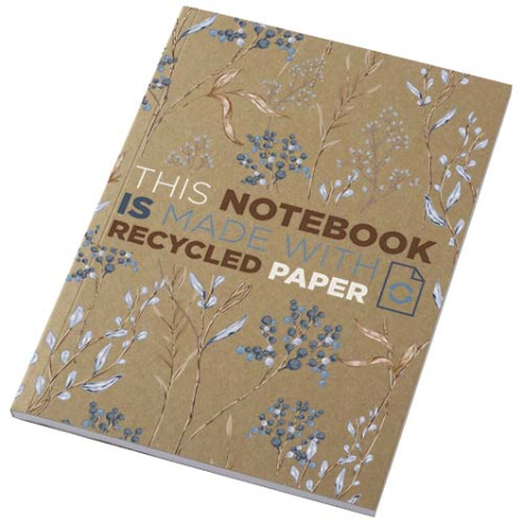 Carnet kraft A5 recyclé à personnaliser Novella Austen 100 pages